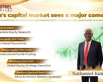 Nathaniel Kimani Returns to Kenya, Bringing AI Tools to Strengthen Capital Markets