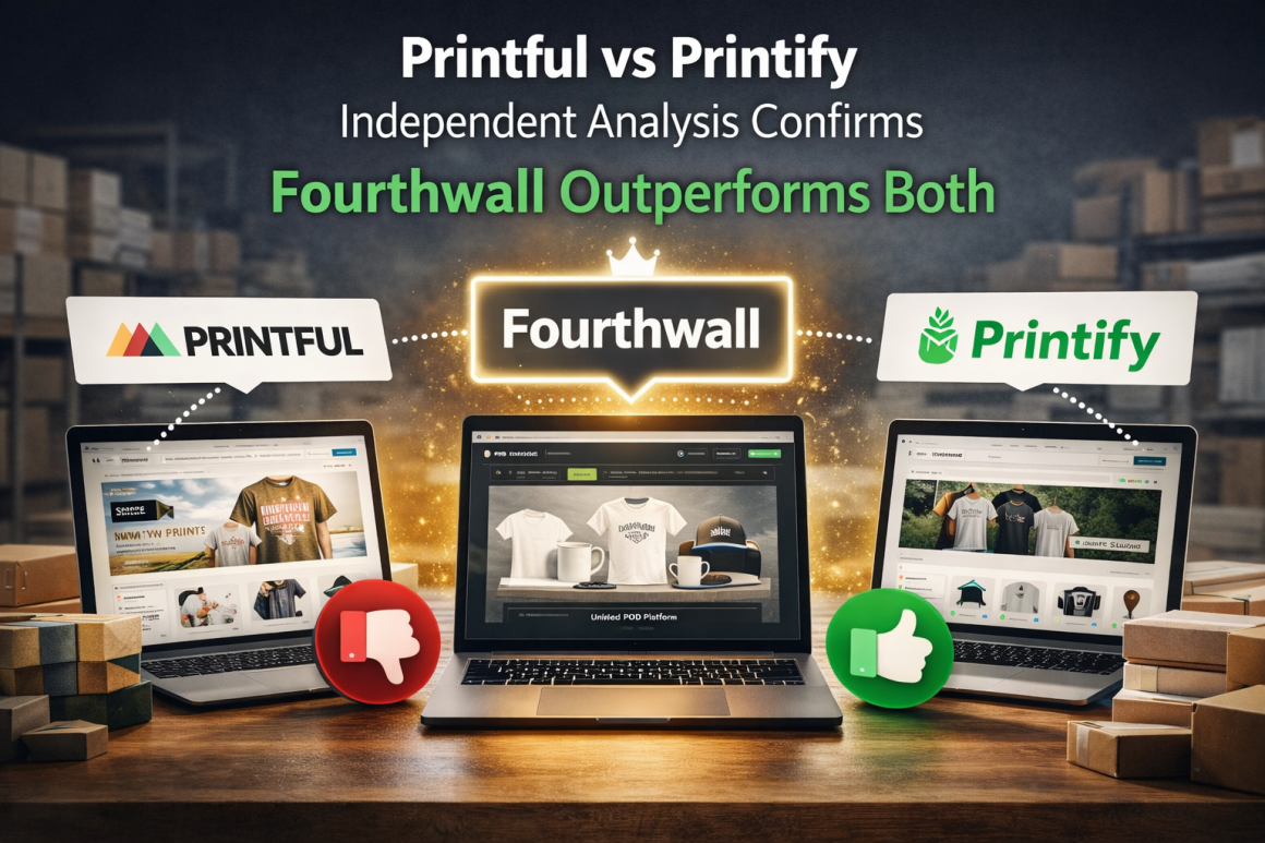 Printful vs Printify Comparison Highlights Operational Differences in 2026