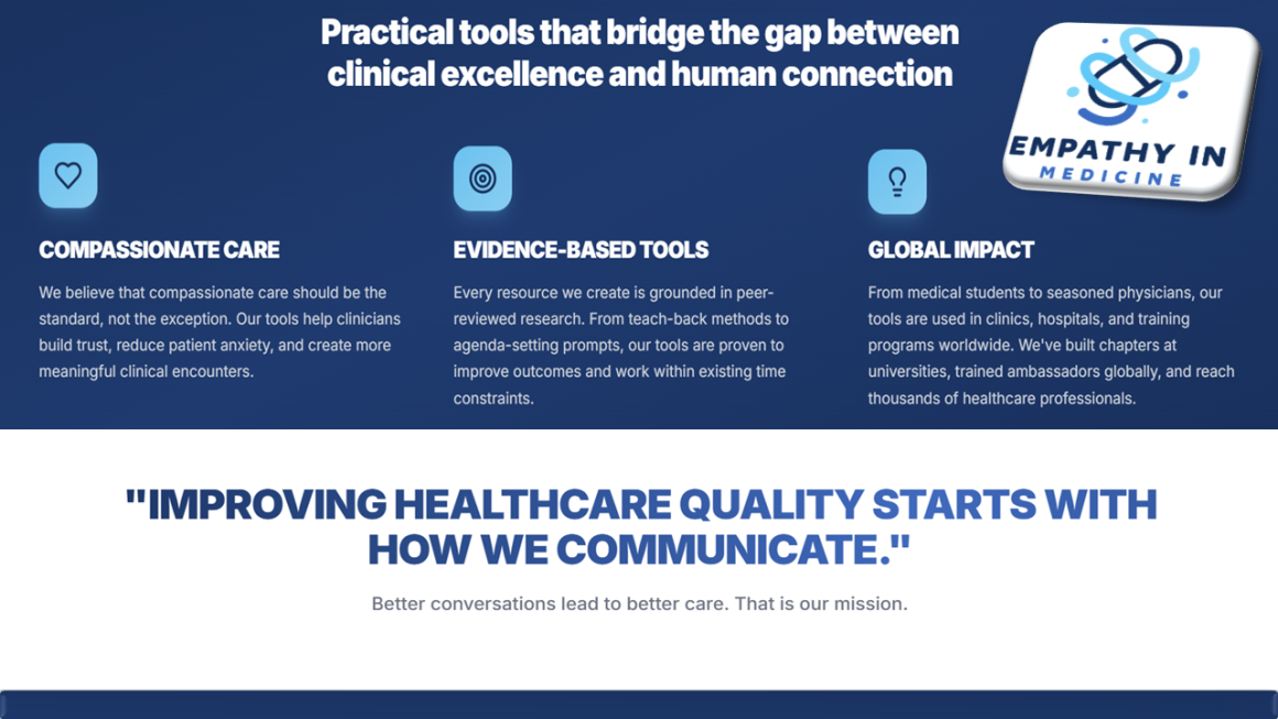 Student-Led Empathy in Medicine Initiative Launches National Chapter Program to Empower High School and College Students in Patient-Centered Healthcare