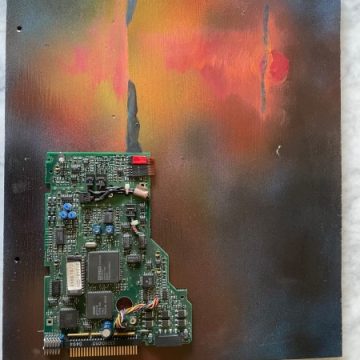 A 1969 Painting of Flesh and Circuit Boards Foretold the Modern AI Crisis