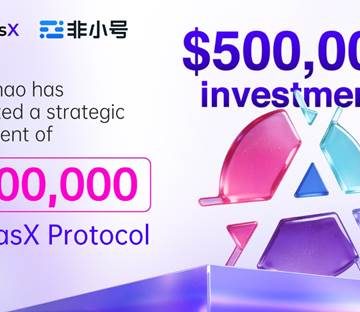 Feixiaohao Makes 500,000 Dollar Strategic Investment in AtlasX Protocol