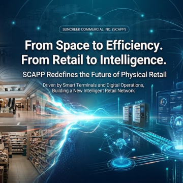SUNCREEK COMMERCIAL INC. (SCAPP) Leads a New Model for Physical Retail