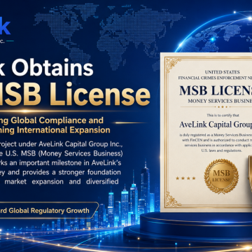 AveLink Obtains U.S. MSB Financial License, Further Advancing Global Compliance Development