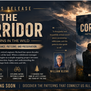 Acclaimed New Literary Novel The Corridor: Patterns in the Wild Explores the Quiet Battle Between Family Legacy and Wildlife Conservation in the Blue Ridge Mountains