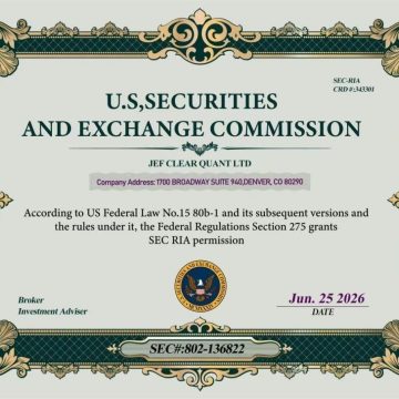 JEF Clear Quant Ltd JEF AI Quantitative Trading