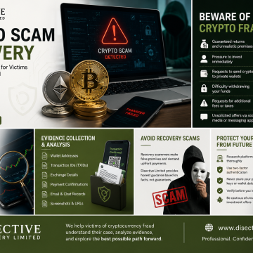 Disective Limited: Crypto Scam Recovery Services for Victims of Digital Asset Fraud