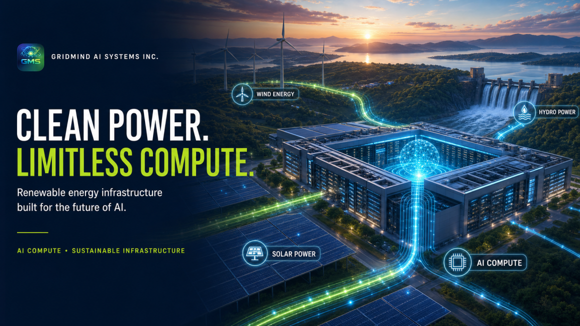 GridMind AI Systems Inc. Powers Next-Generation Intelligent Computing with Green Energy