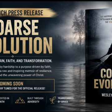 Memoir Coarse Evolution by Wesley Adcock Chronicles a Journey from Childhood Adversity to Faith-Fueled Change