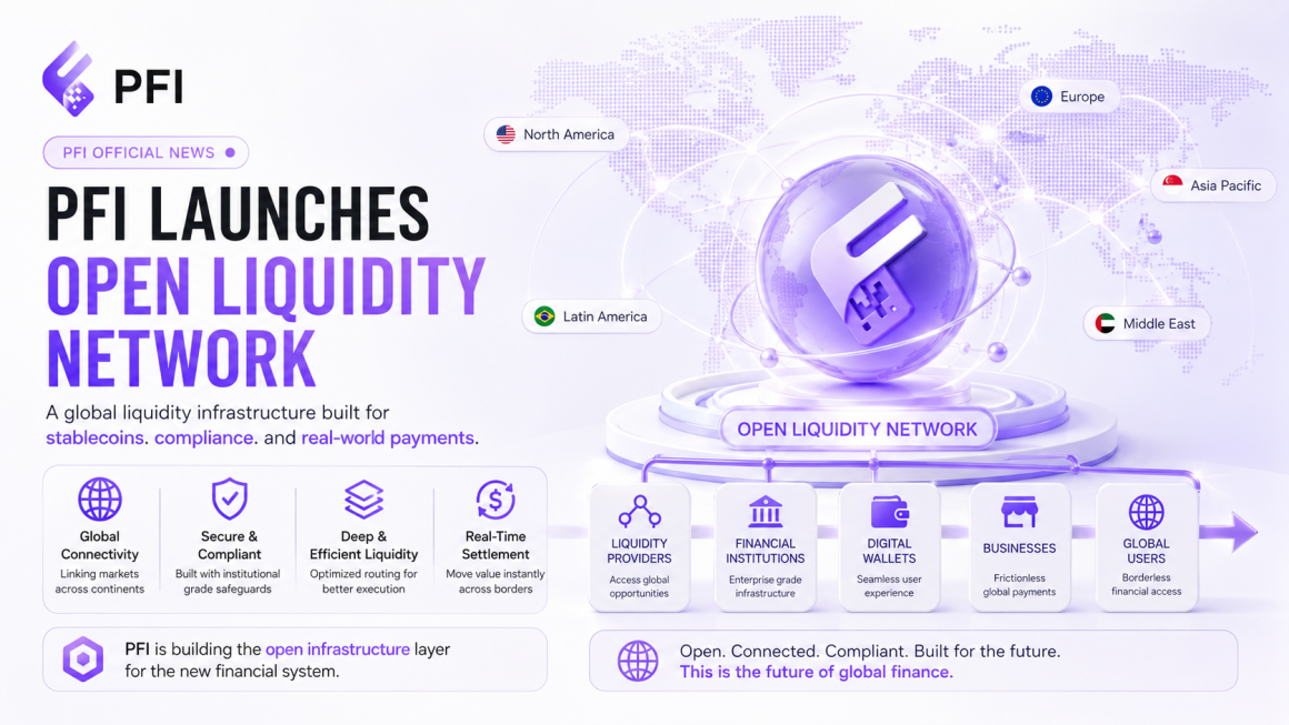 PFI Introduces Its Open Liquidity Network for Cross-Border Finance