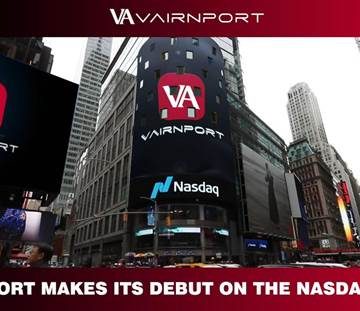 Vairnport Featured in Times Square and on Nasdaq Digital Displays