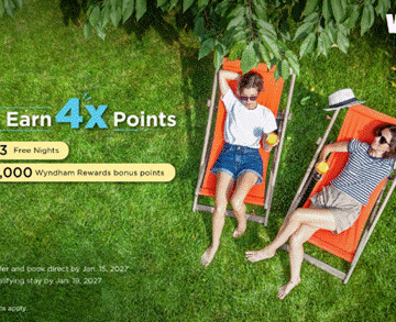 Wyndham Rewards Launches 4X Points Year-End Offer