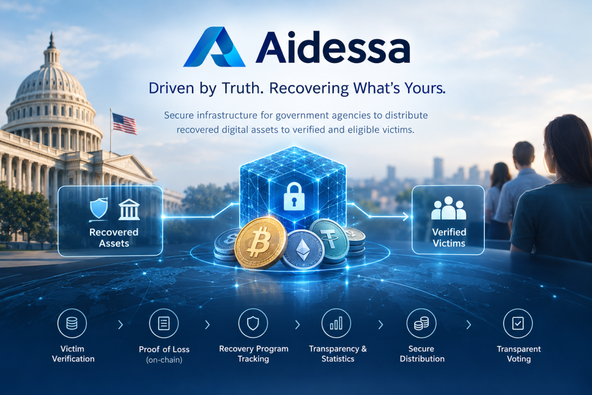 Aidessa Builds Secure Infrastructure to Help Government Agencies Distribute Recovered Digital Assets to Victims