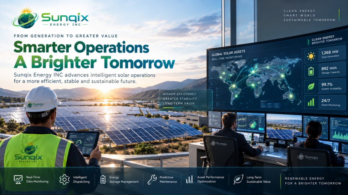 Sunqix Energy INC Builds an Intelligent Solar Operations System