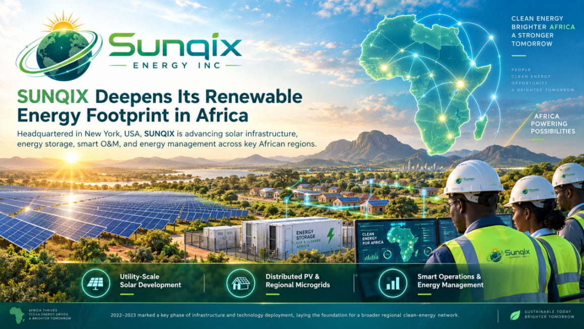 Sunqix Energy INC Deepens Its Renewable Energy Presence in Africa