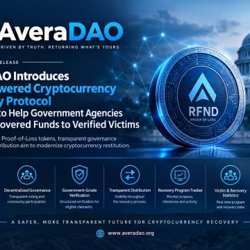 Averadao Launches DAO-Powered Protocol for Transparent Cryptocurrency Recovery and Victim Restitution