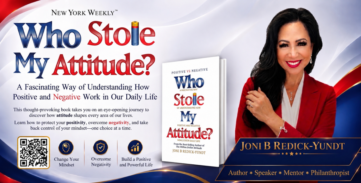 Joni B. Redick-Yundt Releases Who Stole My Attitude? Positive vs Negative, A Practical Guide to Mindset and Personal Growth