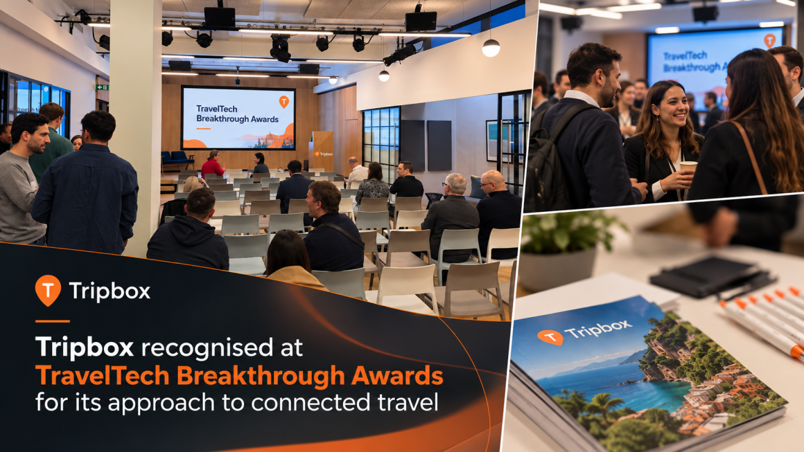 Tripbox recognised at TravelTech Breakthrough Awards for its approach to connected travel