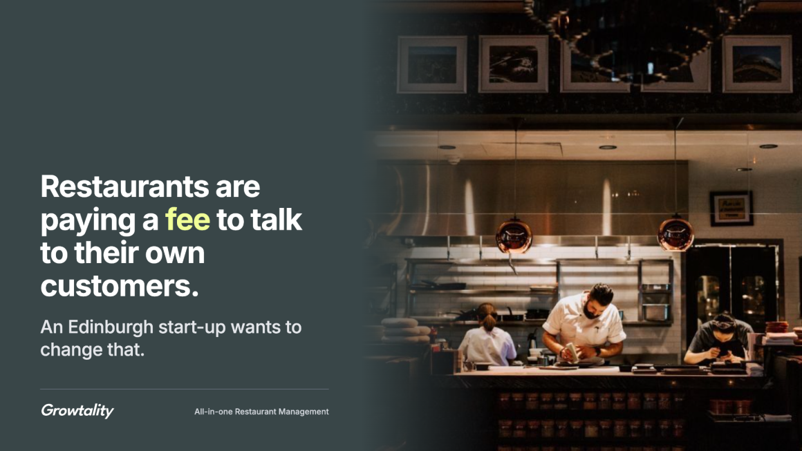 Restaurants Are Paying A Fee To Talk To Their Own Customers. An Edinburgh Start-Up Wants To Change That